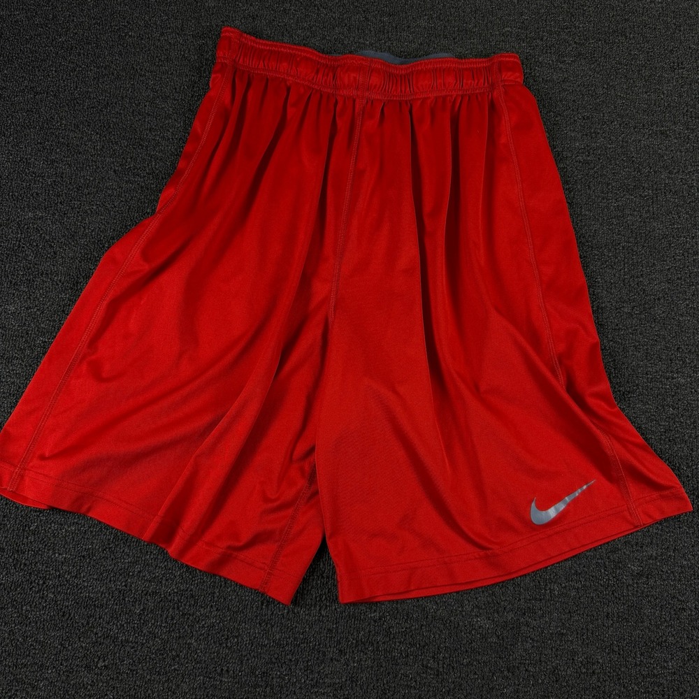 Nike Shorts Mens Large Dri-FIT Red Athletic EUC